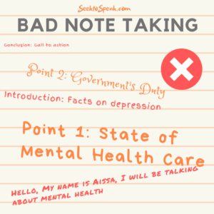 bad note-taking