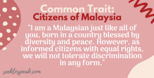 common trait, malaysia
