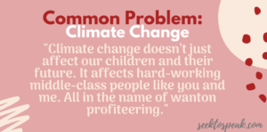 common problem, climate change