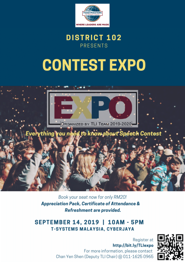 Read more about the article Toastmaster’s District 102 Contest Expo 2019/2020