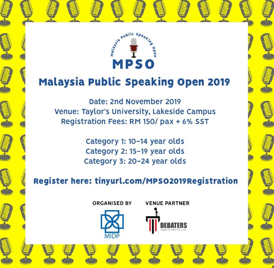 Read more about the article Malaysia Public Speaking Open 2019