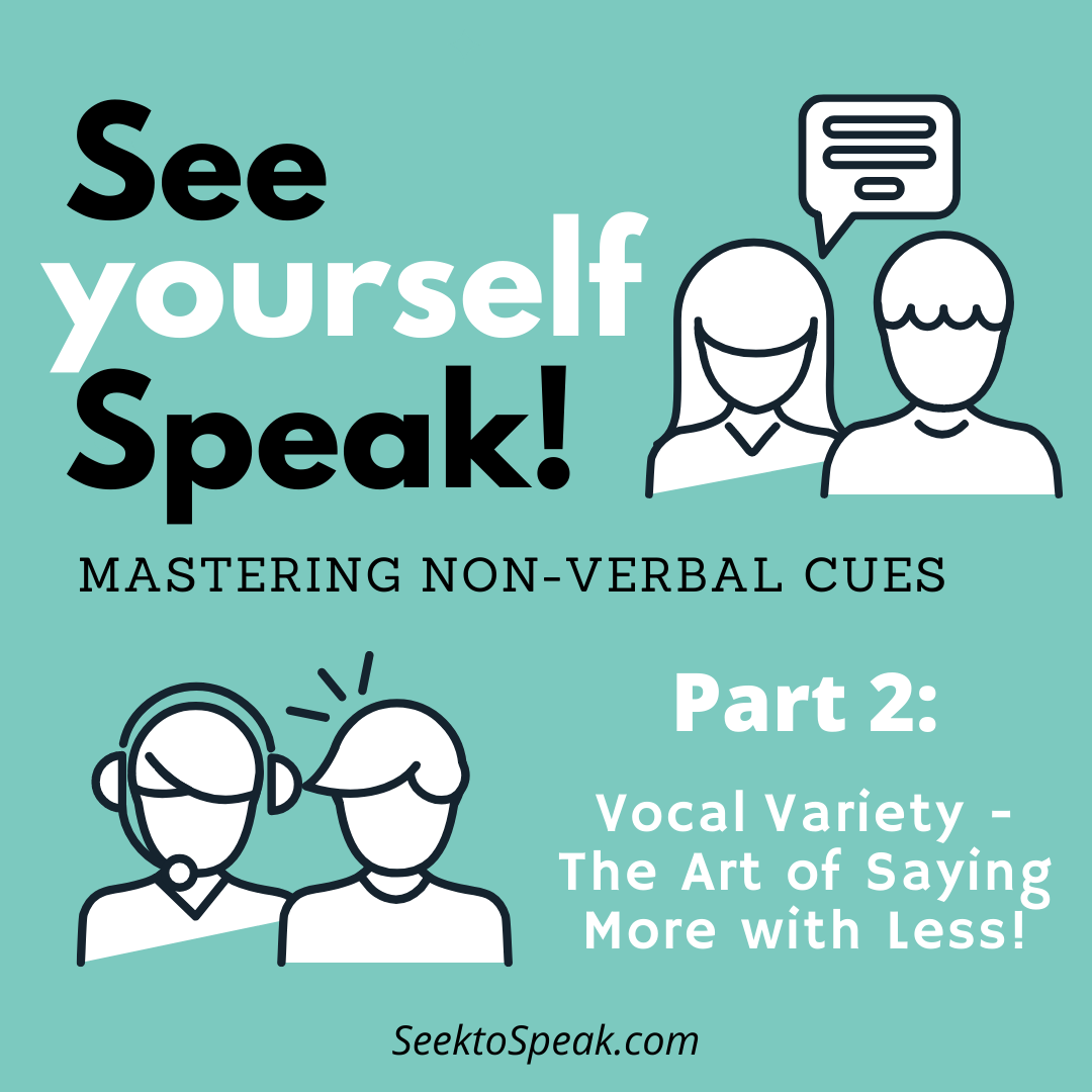 You are currently viewing Vocal Variety – The Art of Saying More with Less!