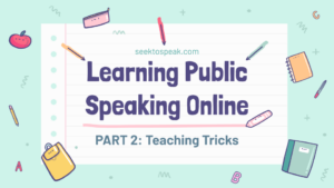 Read more about the article Learning Public Speaking Online