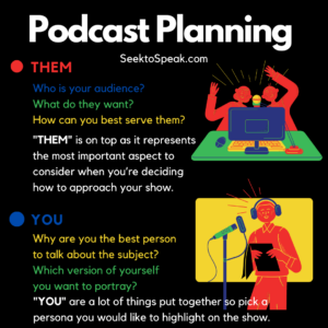 Podcast Planning - The Audience and You